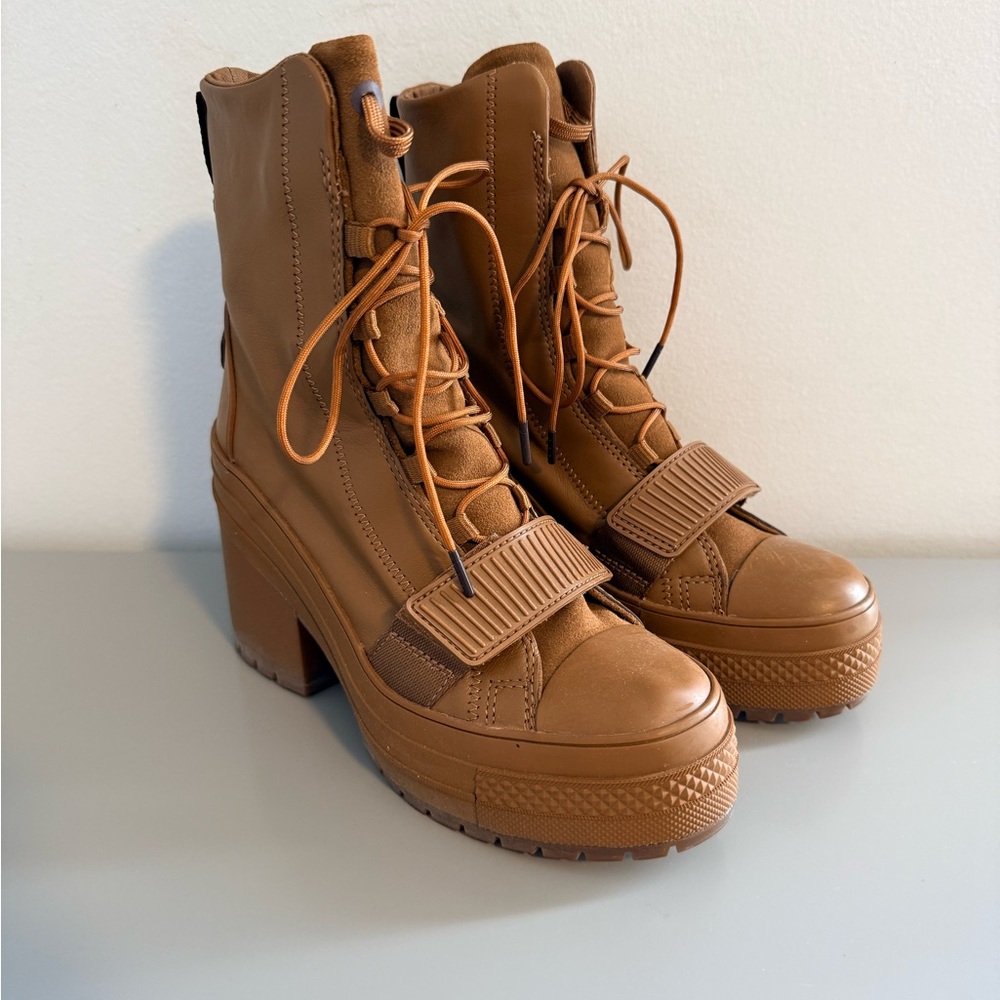 Converse Clove CTAS Brown Platform Lace-Up Boots